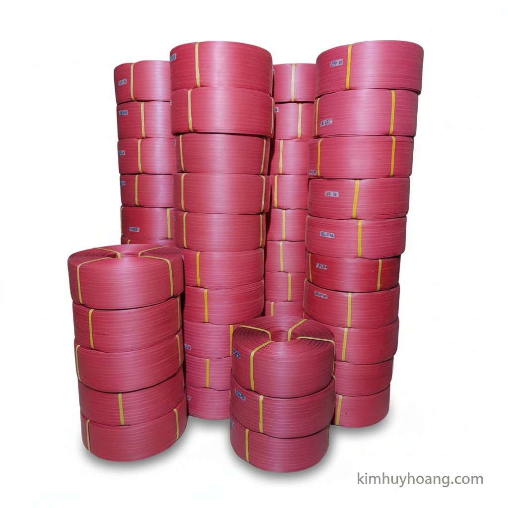 Dây đai đỏ ko lõi 5