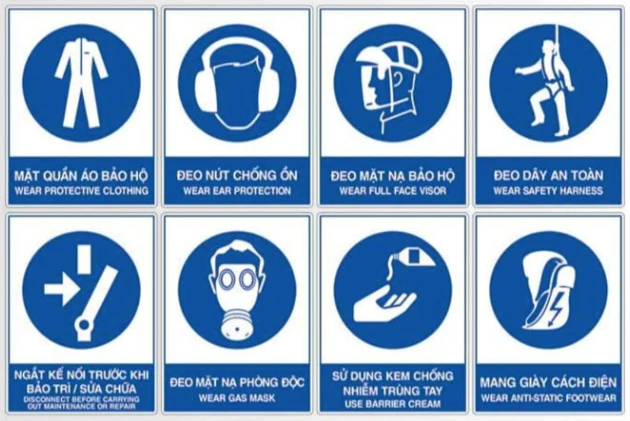 Biển báo công trường thi công 8