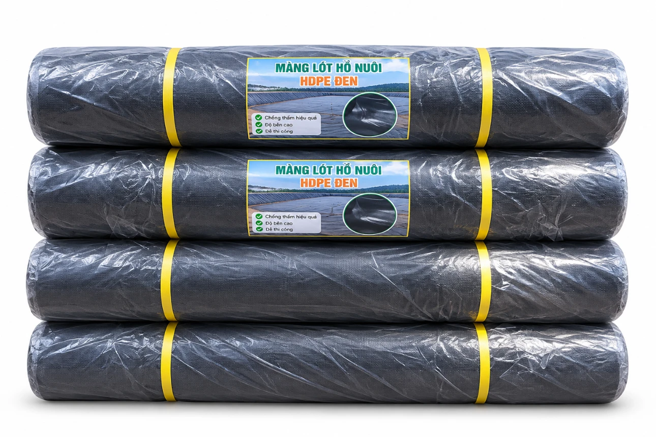 Nilon đen lót sàn đổ bê tông 1m, 1m2, 1m6, 2m, 3m, 4m