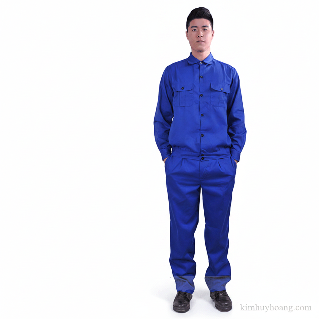 Áo quần xanh coban (có bán lẻ áo hoặc quần) 3