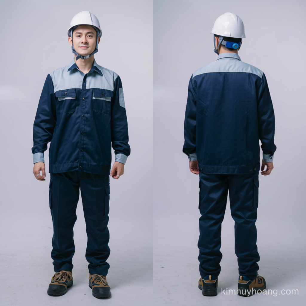 Áo quần ghi xanh tím than (có bán lẻ áo hoặc quần) 2