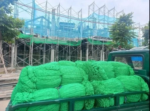 Lưới an toàn xanh lá khổ 3m, 4m, 5m x 50m 2