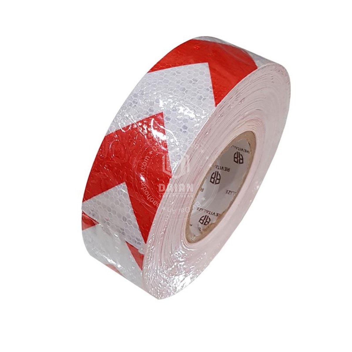 Băng keo phản quang đỏ mũi tên 2