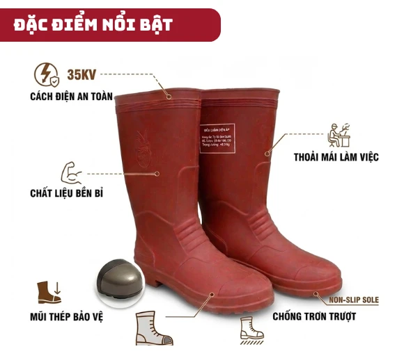 Ủng cao su cách điện VICADI 2