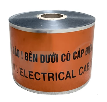 Băng cảnh báo cáp điện ngầm tráng bạc