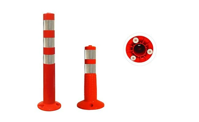 Cọc tiêu phân làn giao thông nhựa cứng 3