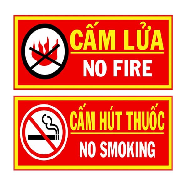 Bảng cấm hút thuốc 2