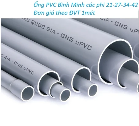Ống nước nhựa phi 21-27-34-42